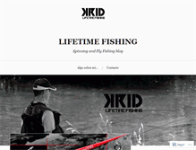 Tablet Screenshot of lifetimefishing.com
